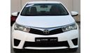 Toyota Corolla Toyota Corolla 2015 white GCC number 2 in excellent condition without accidents, very clean from ins