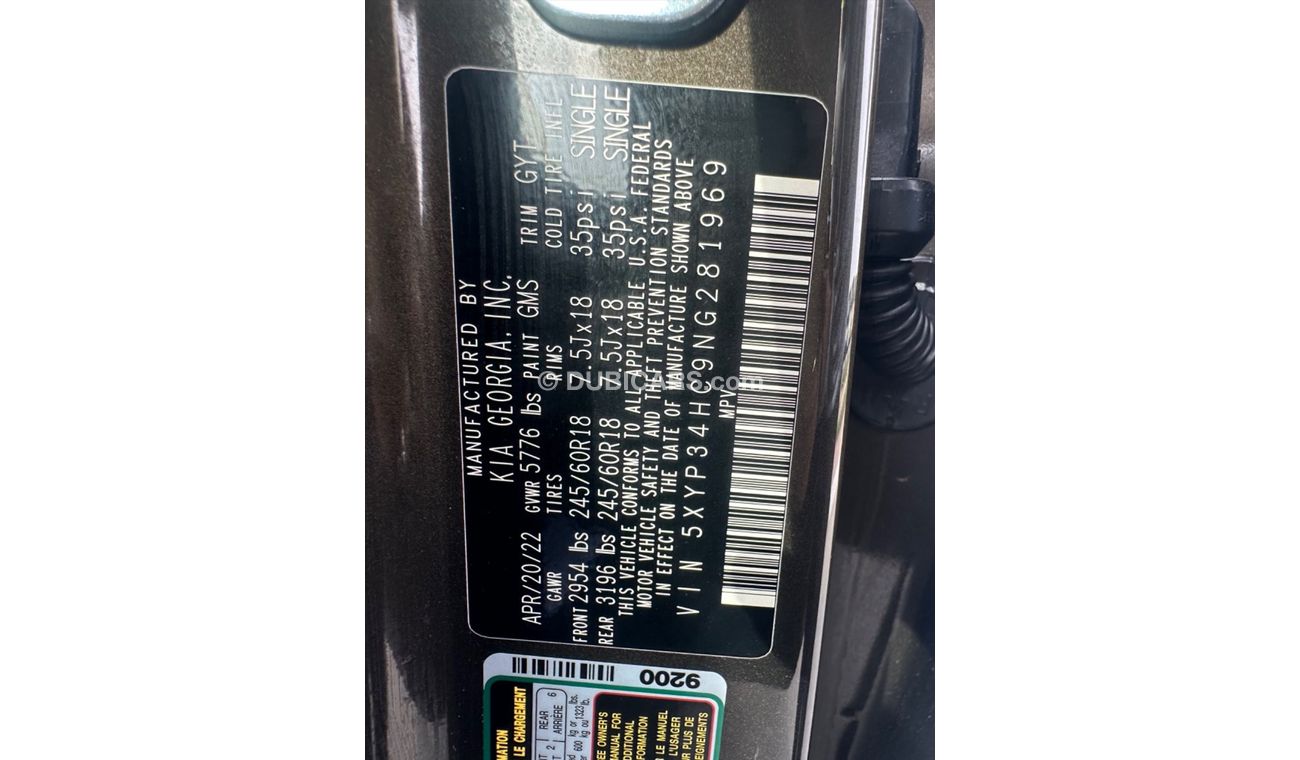 Kia Telluride Kia Telluride 2022 full option