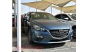 Mazda 3 GREY 2015 GCC FULL OPTION NO PAIN NO ACCIDENT PERFECT