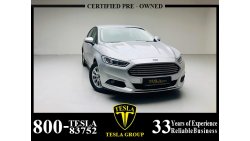 Ford Fusion / SE / GCC / 2017 / PUSH BOTOOM START / WARRANTY / FULL DEALER SERVICE HISTORY / 647 DHS P.M.