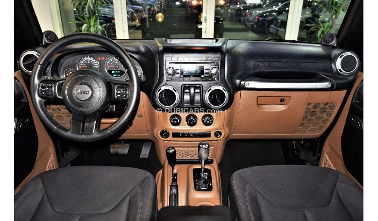 Jeep Wrangler AMAZING Jeep Wrangler SAHARA 2013 Model!! in Black Color! GCC Specs