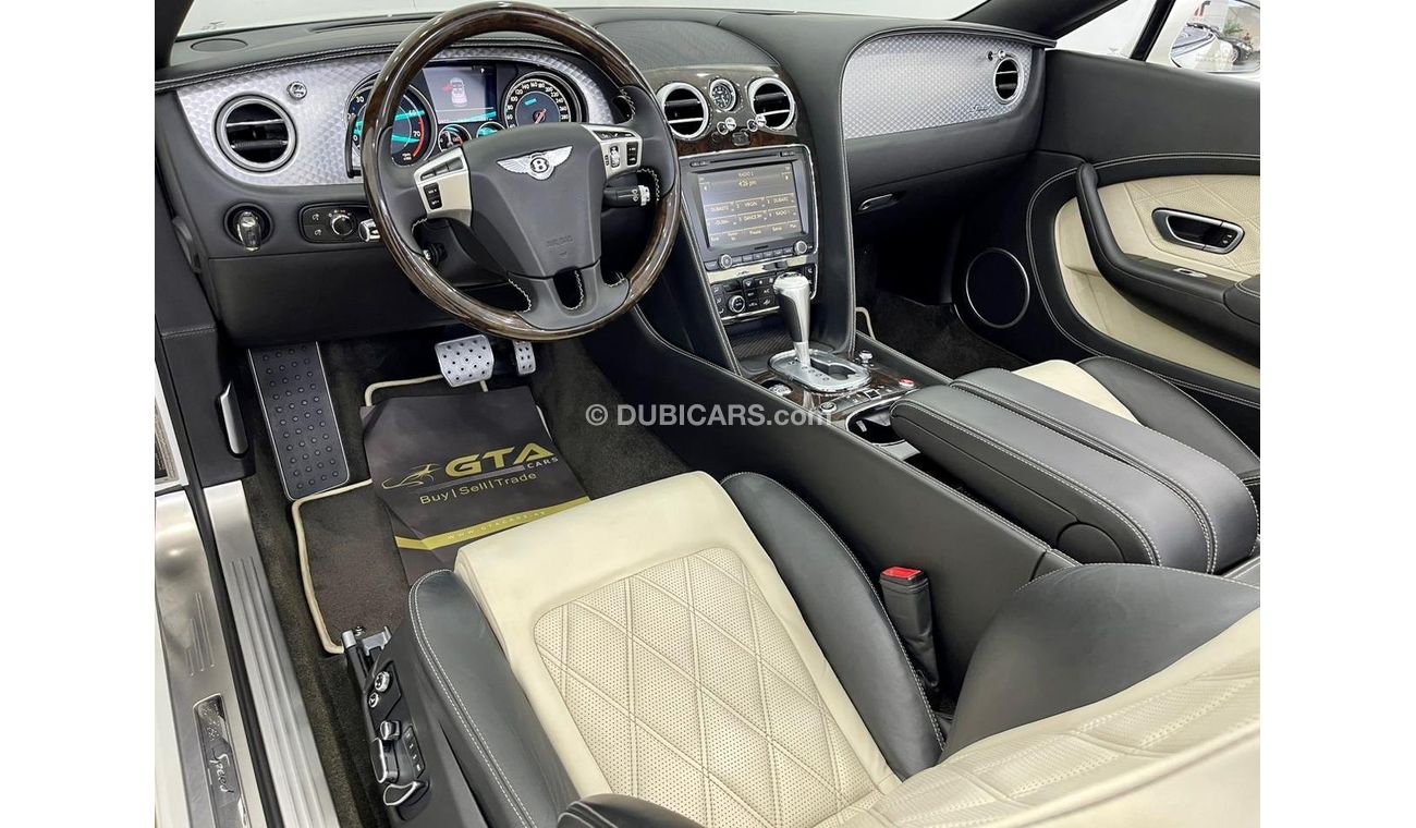 بنتلي كونتيننتال جي تي سي 2015 Bentley Continental GTC Speed V12, Service History, Warranty, GCC