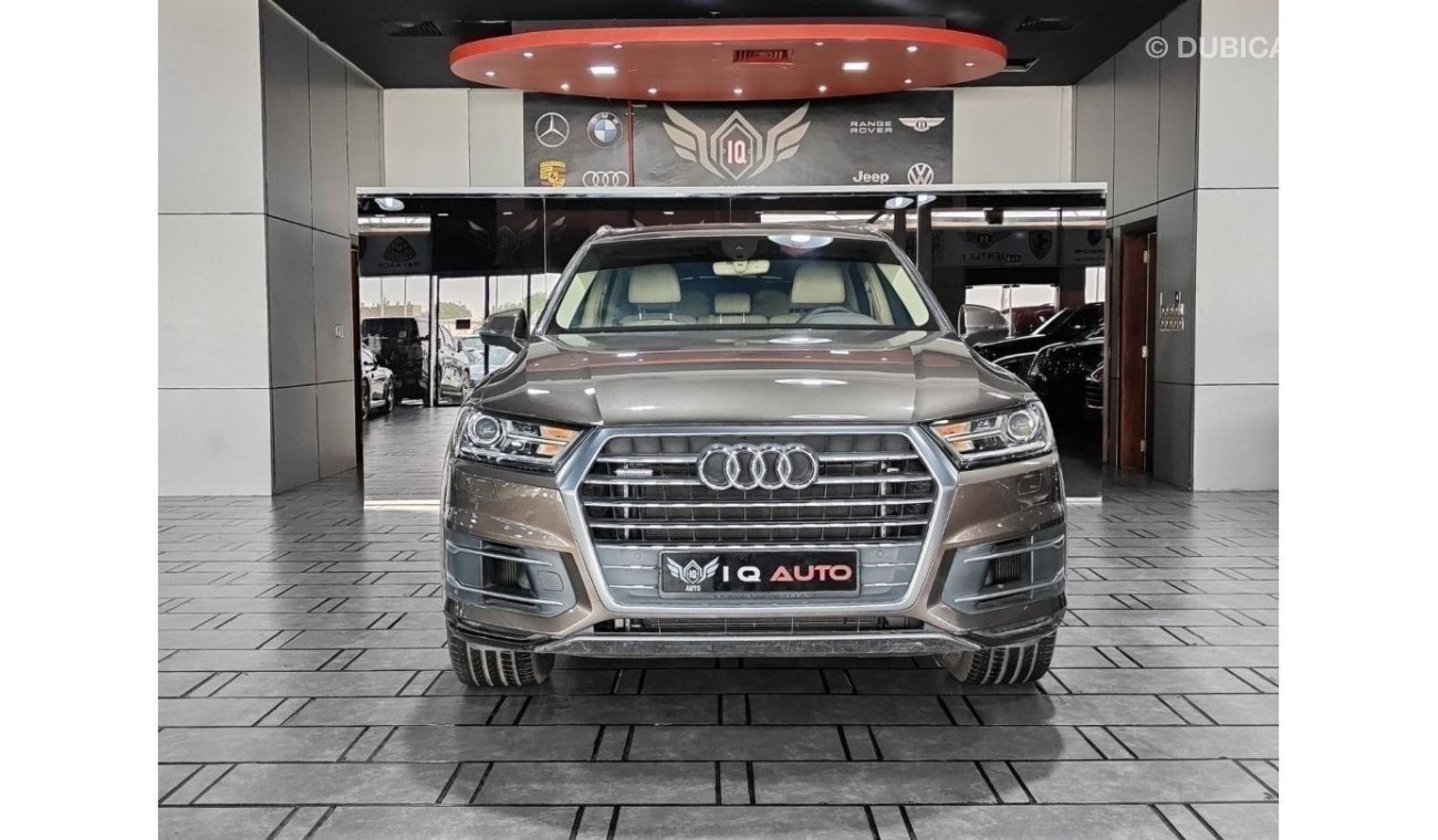 Audi Q7 AED 1,800 P.M | 2016 AUDI Q7 45 TFSI QUATTRO 3.0 L | 7 SEATS | GCC | UNDER WARRANTY