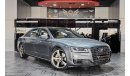 Audi A8 L 60 TFSI quattro Rear Package AED 2,200 P.M | 2016 AUDI A8L 60 TFSI QUATTRO 4.0L V8  | GCC | FULLY