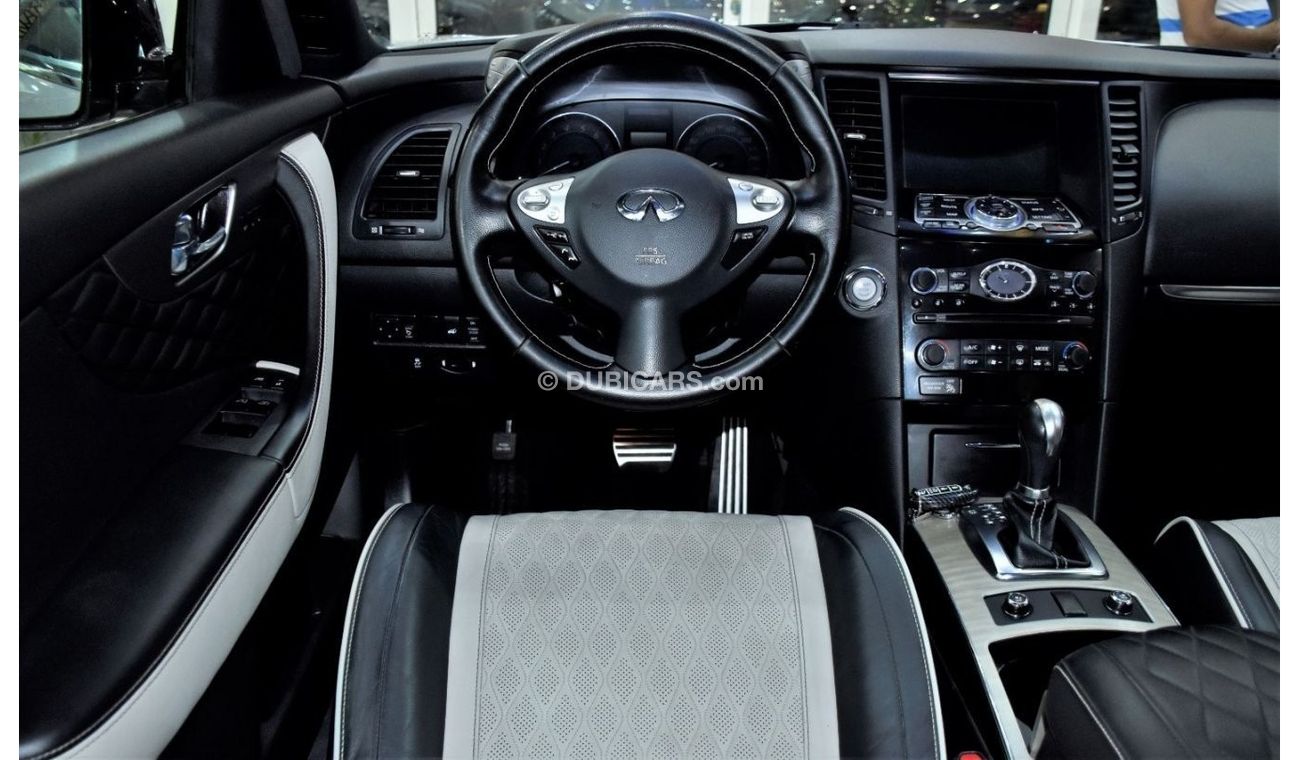 Infiniti QX70 EXCELLENT DEAL for our Infiniti QX70 Limited ( 2018 Model ) in Silver Color GCC Specs