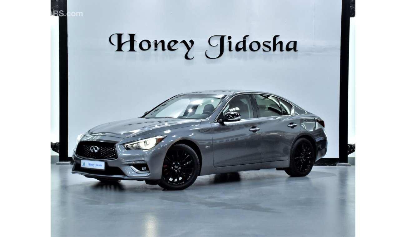 Infiniti Q50 Luxe EXCELLENT DEAL for our Infiniti Q50 3.0t ( 2020 Model ) in Grey Color GCC Specs