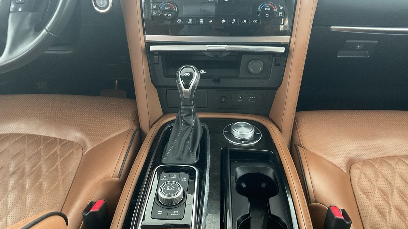 إنفينيتي QX80 5.6 SENSORY AUTO 4WD 8 SEATS | شامل الضمان | 0 ﺪﻔﻋﺓ ﺃﻮﻟﻯ
