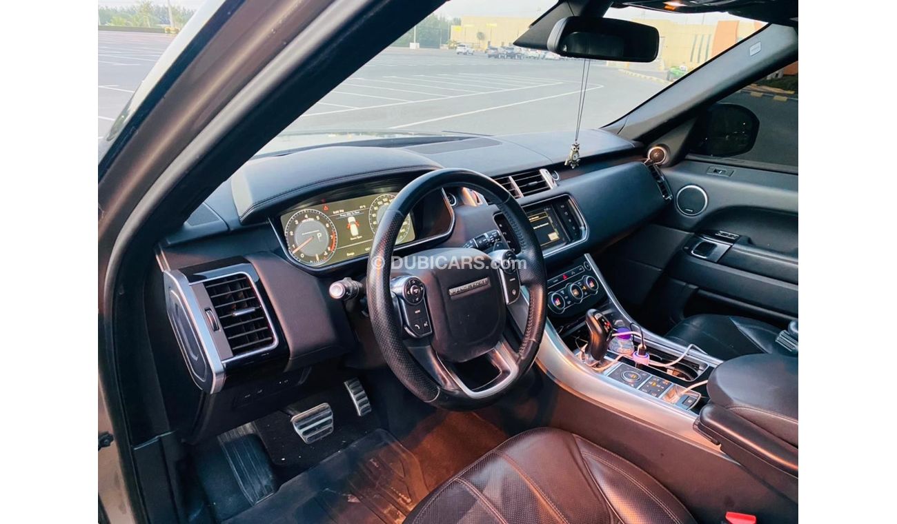 لاند روفر رينج روفر سبورت رنج روفر سبورت سوبر تشارج 8 سليندر 2016 وارد امريكا كلين تايتل بحاله ممتازه