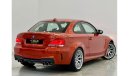 BMW 1M Std 2012 BMW 1M, BMW Service History, Low Kms, GCC