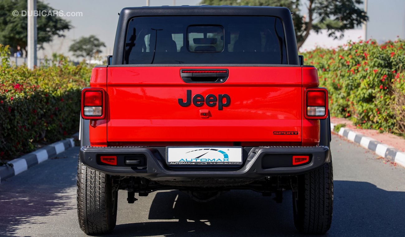 Jeep Gladiator 2020  Sport 4X4, 3.6L V6 GCC, 0km , W/ 3 Yrs or 60K km Warranty @ Trading Enterprises