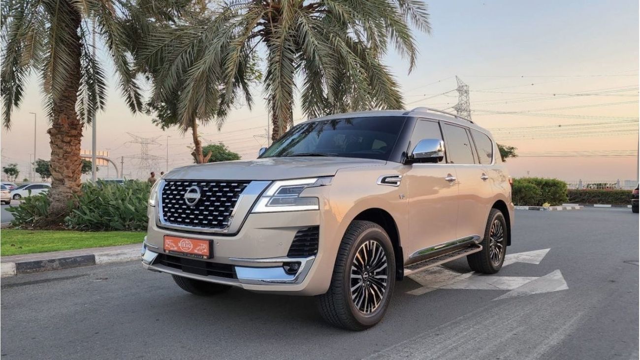 نيسان باترول LE Platinum / V 8 / GCC Specs / Single Owner / Under Warranty