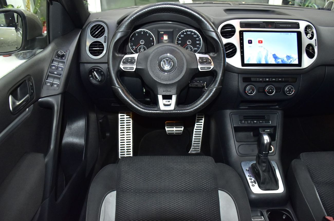 Volkswagen Tiguan EXCELLENT DEAL for our Volkswagen Tiguan R-Line ( 2016 Model ) in Beige Color GCC Specs