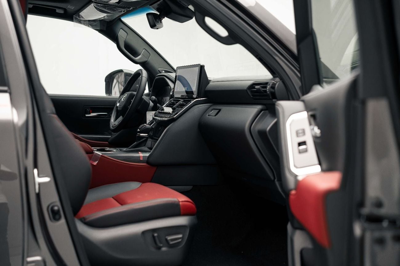 Toyota Land Cruiser GR SPORT LC300 3.3L Grey Metallic Inside GRS Black & Dark Red | Export Only