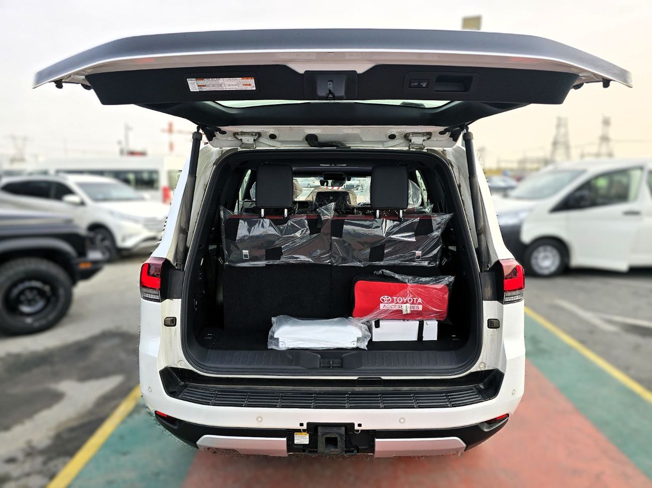 Toyota Land Cruiser Toyota Land Cruiser GR-S 3.3L diesel A/T 4WD SUV White color 2022 Model