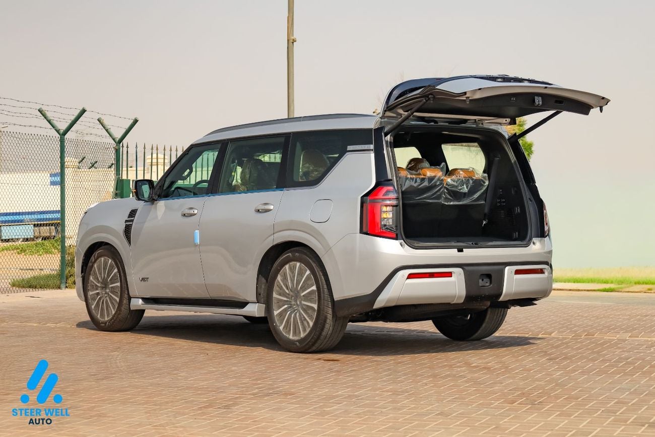 Nissan Patrol LE PLATINUM CITY 2026 GCC 3.5L Twin Turbo V6 | AWD | 9-Speed AT | 8 Seater | Height Contrl | Export Only