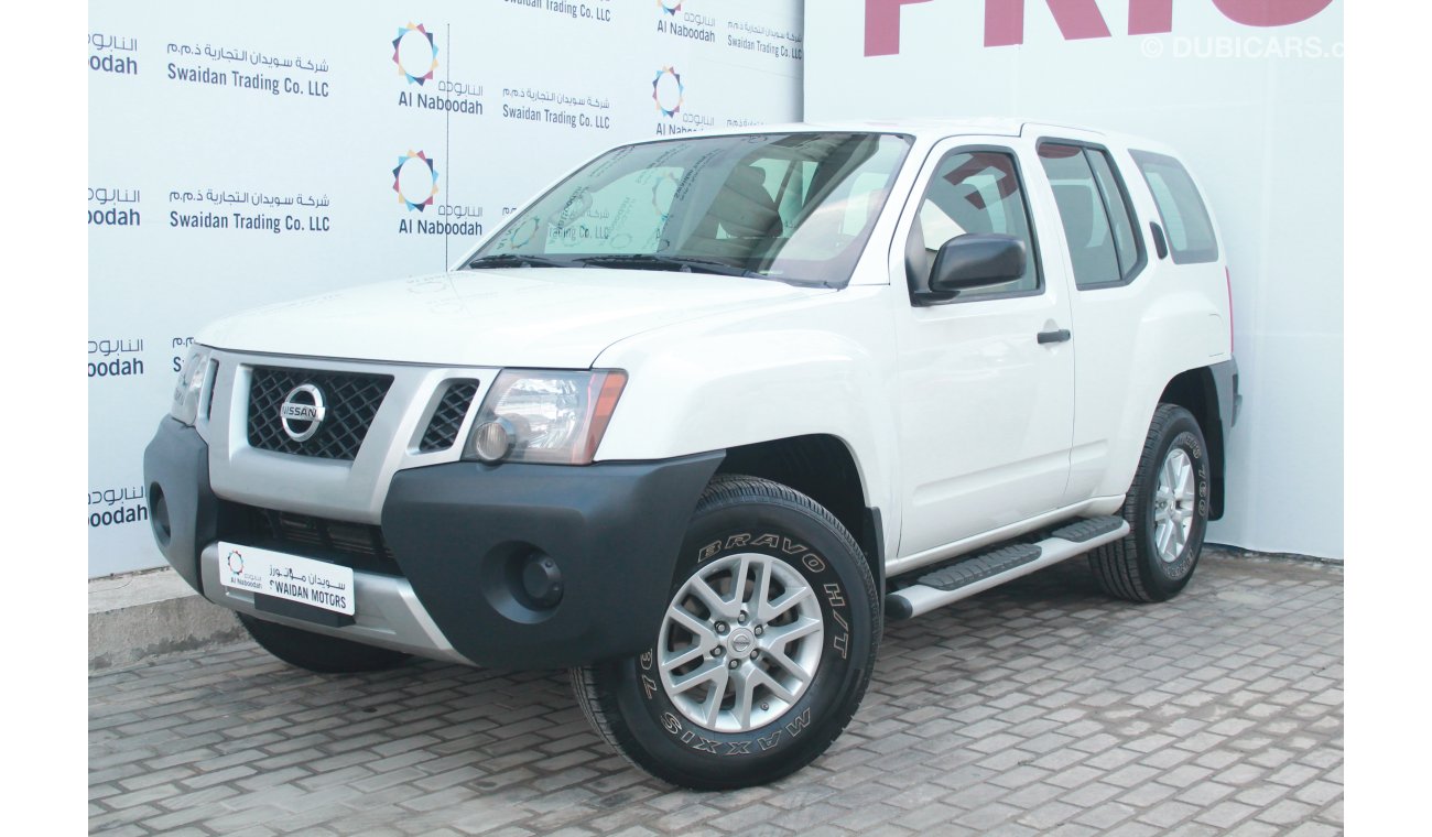 Nissan X-Terra 4.0L S 4WD V9 2015 GCC DEALER WARRANTY AND REGISTRATION