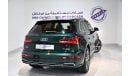 Audi Q5 45 TFSI Quattro Sport AED 2498 PM | 45 TFSI | S LINE | GCC