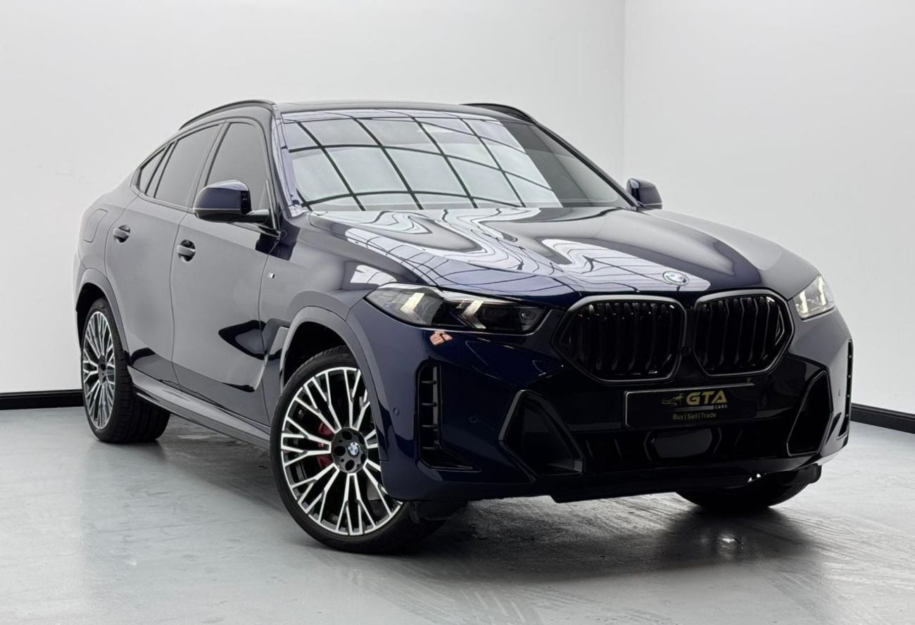 بي أم دبليو X6 40i M Sport 3.0L 2025 BMW X6 xDrive40i M-Sport, 2029 BMW Warranty and Service Pack, BMW Service Hist
