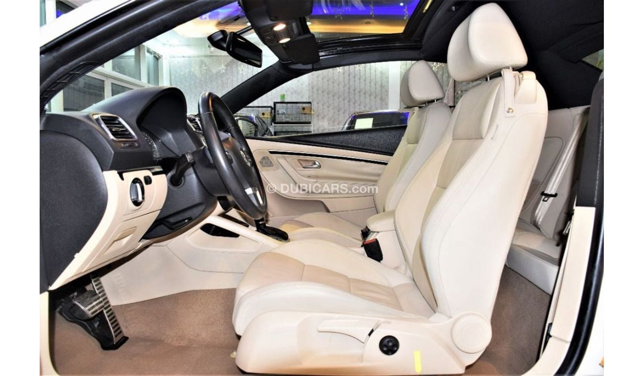 Volkswagen Eos VERY LOW MILEAGE 76000 KM! AMAZING Volkswagen EOS CONVERTIBLE 2012 Model!! in White Color! GCC Specs