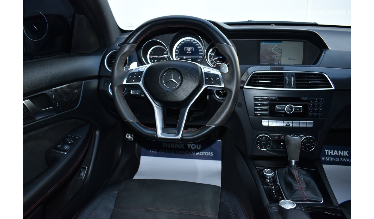 Mercedes-Benz C 63 Coupe BLACK SERIES 6.3L V8 2013 GCC SPECS