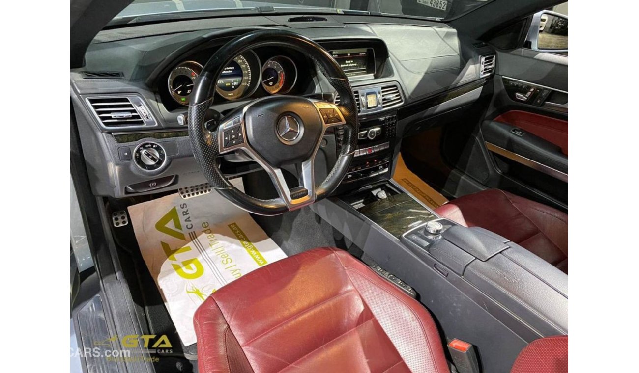 مرسيدس بنز E200 2015 Mercedes E200 Coupe AMG Kit, Warranty, Service History, GCC