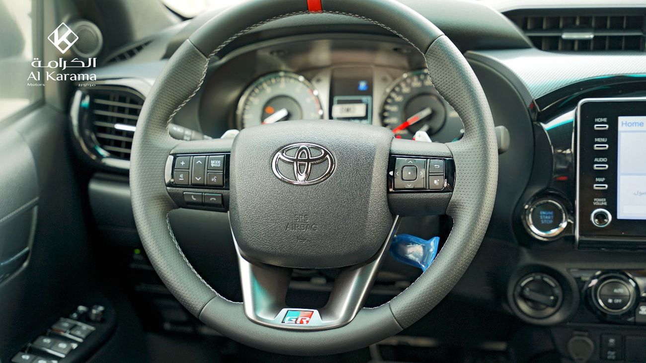 تويوتا هيلوكس محرك V6 سعة 4.0 لتر | كامل المواصفات | كاميرا 360 درجة | قفل تفاضلي | مبدلات سرعة يدوية | مقعد كهربا