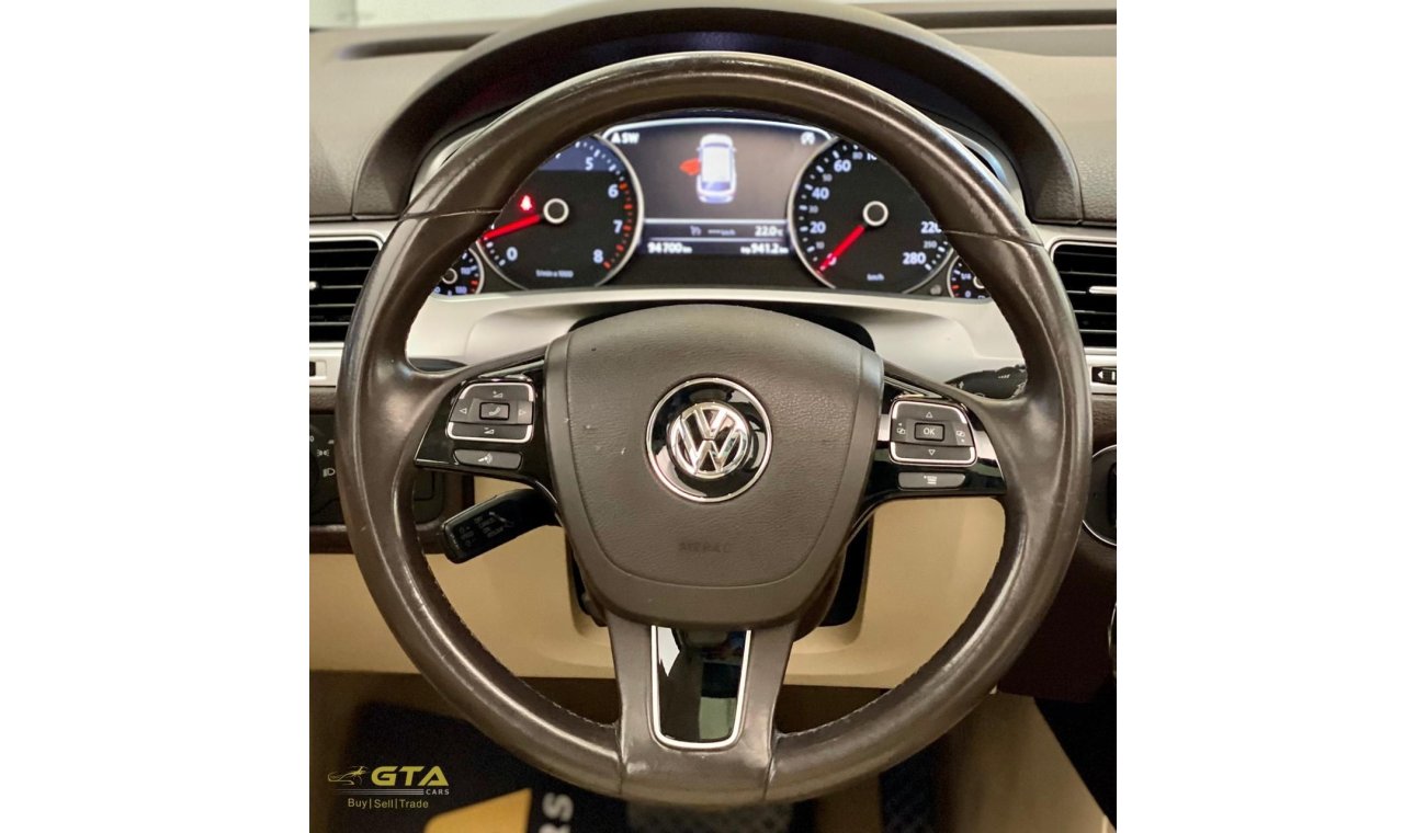 Volkswagen Touareg 2015 Volkswagen Touareg Blue Motion V6, Full VW Service History, Warranty, GCC