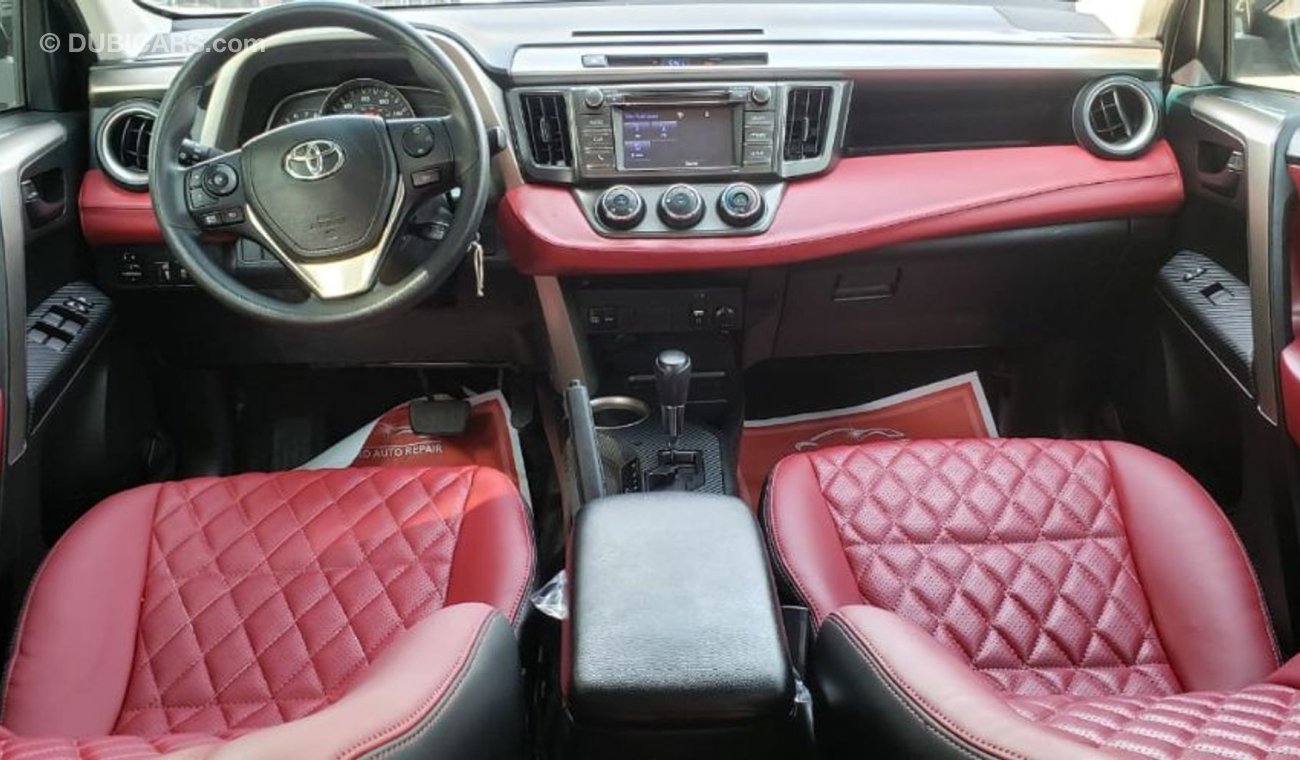 Toyota RAV4 TOYOTA RAV4 2015 BLACK INSIDE RED LEATHER