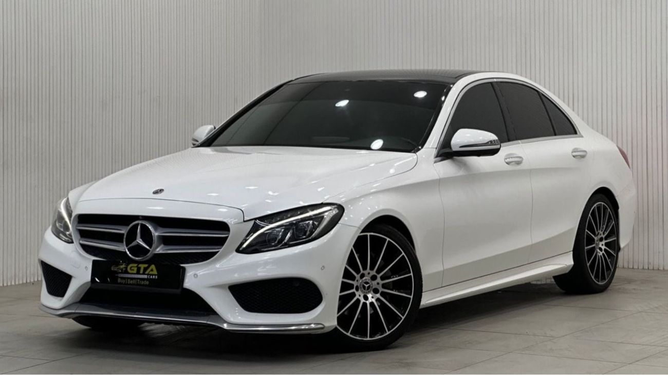 Mercedes-Benz C 200 AMG Pack 2018 Mercedes-Benz C200, Full Agency Service History, GCC