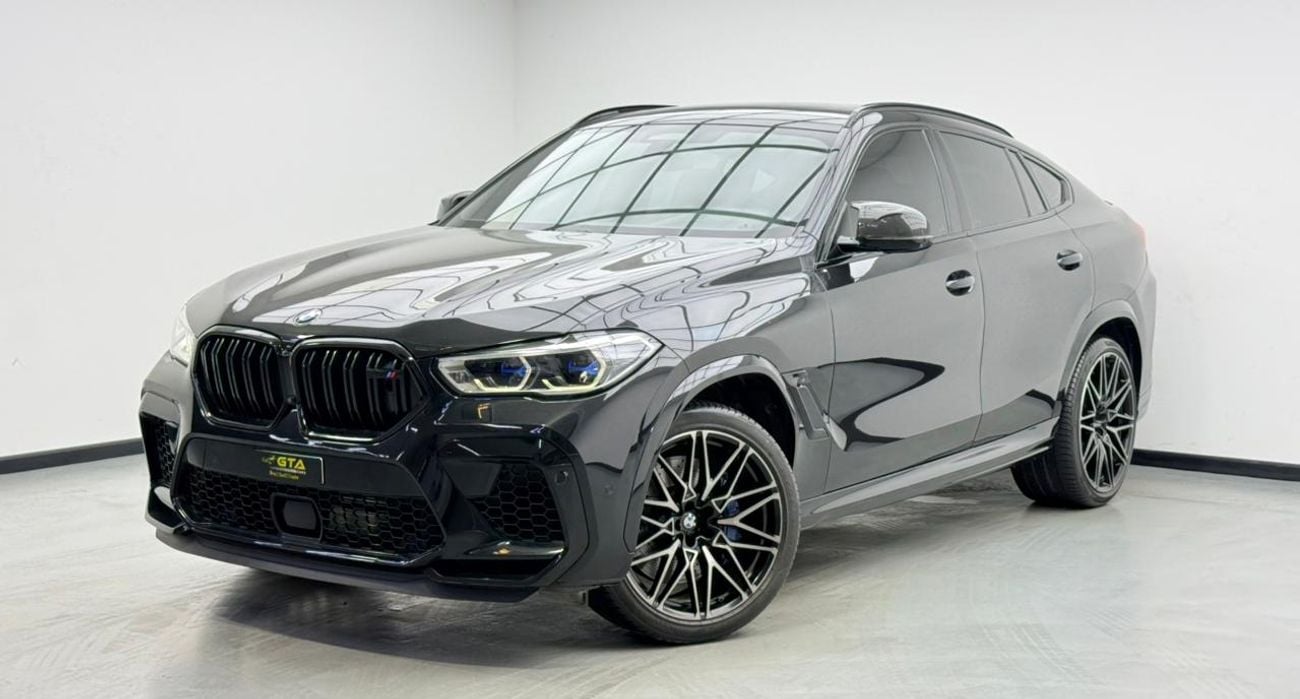 بي أم دبليو X6 M 2021 BMW X6M Competition, Warranty, Full BMW Service History, Carbon Fiber Interior, GCC