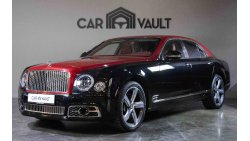 Bentley Mulsanne Speed First Edition- GCC Spec with Warranty & Service Contract