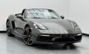 Porsche 718 Boxster Std 2.0L A/T 2025 Porsche 718 Boxster, 2030 Porsche Warranty and Service Pack, Porsche Service Histo