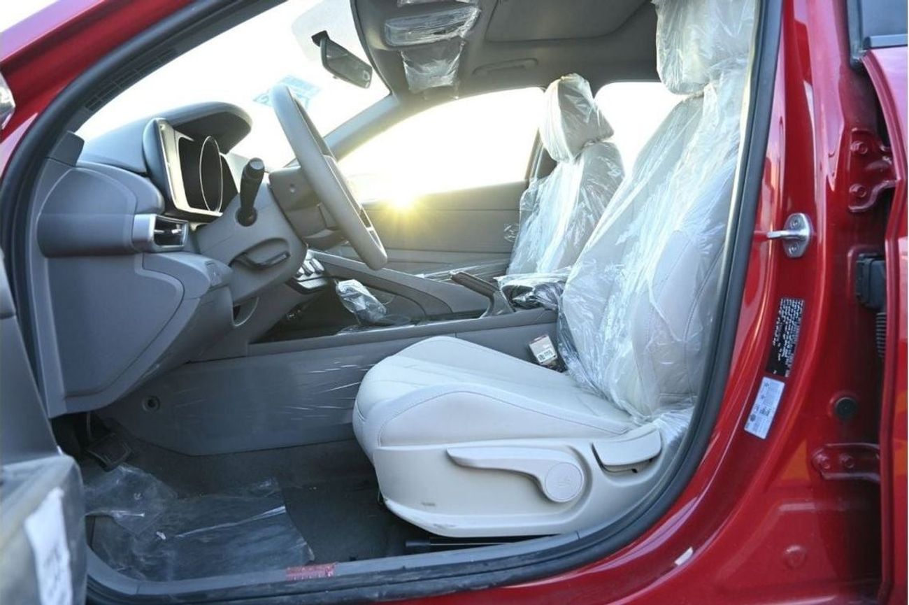 هيونداي إلانترا Hyundai Elantra 1.6L Petrol, Model 2023, Color Red