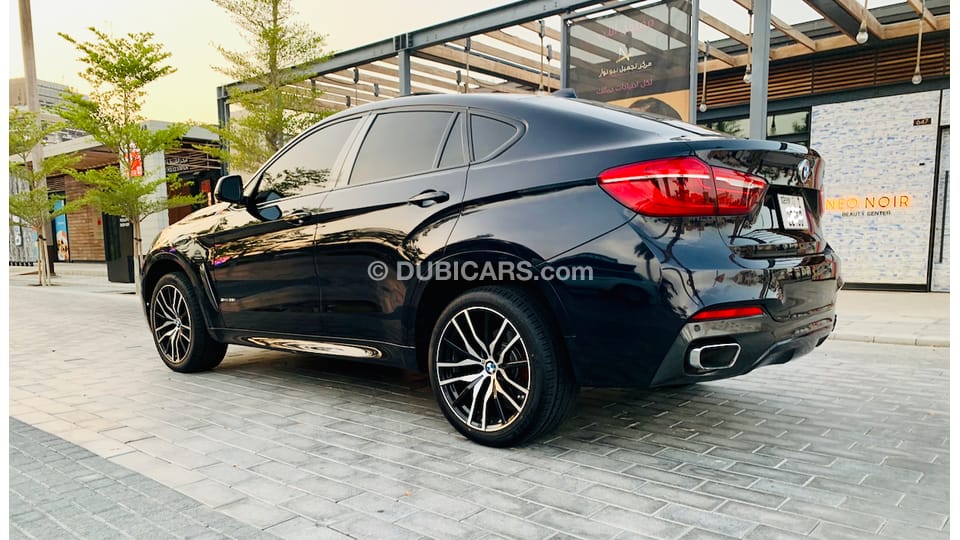 BMW X6 V6 Twin Turbo for sale AED 135,000. Blue, 2018