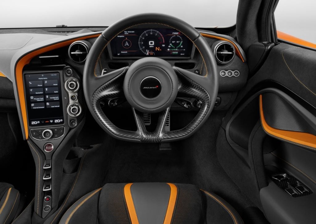 McLaren 720S interior - Steering Wheel