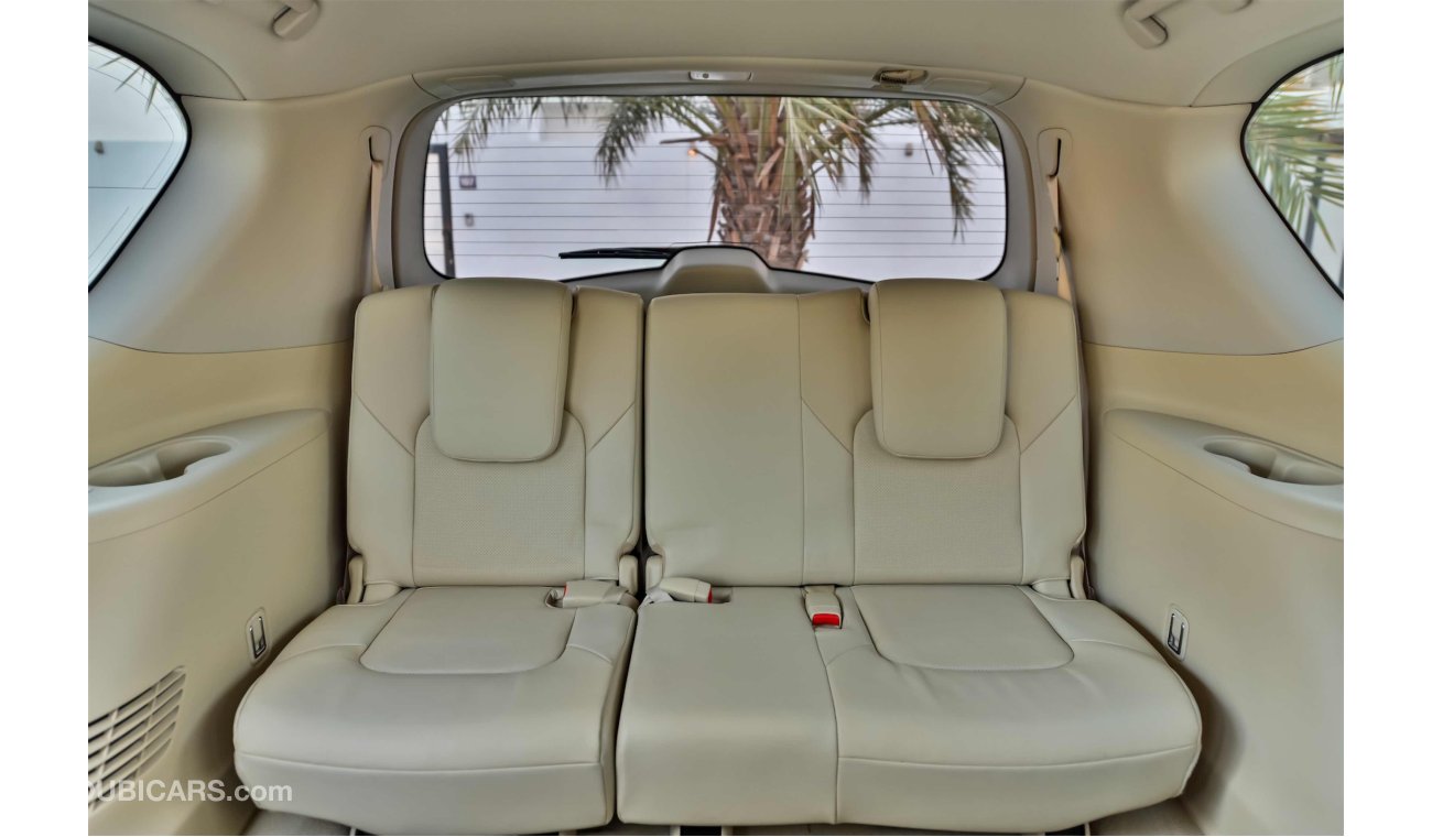 إنفينيتي QX80 Fully Loaded - Exceptional Condition! - AED 2,428 Per Month - 0% DP