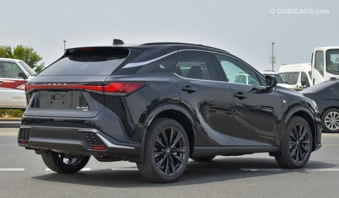 Lexus RX350 Brand New Lexus RX350-23-F1-01 2.4T | Petrol |  Black- Red | 2024 | For Export Only