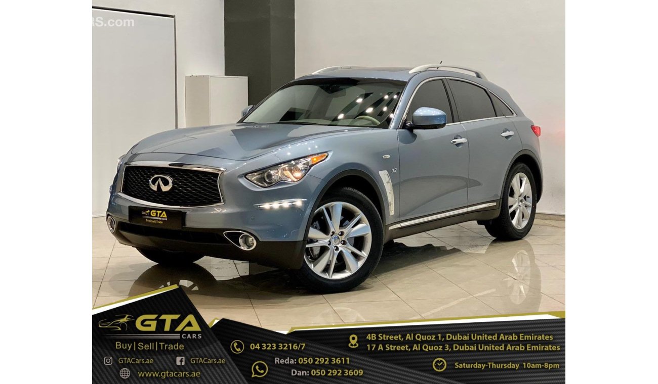 Infiniti QX70 2017 Infiniti QX70, Warranty, Infiniti Service History, Low KMs, GCC