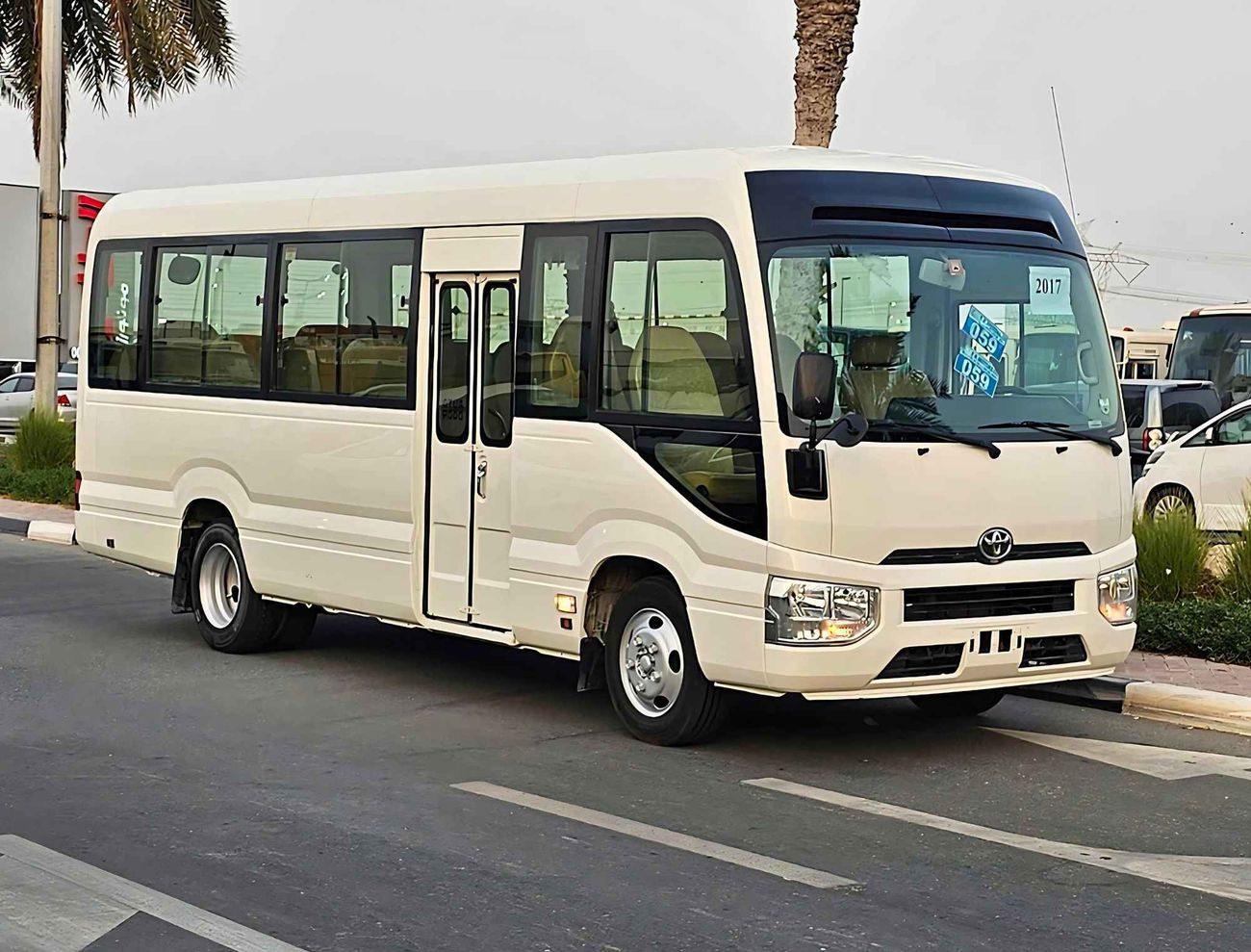 Toyota Coaster DIESEL/ V6 1HZ ENGINE/ 23 SEATER/ LOW MILEAGE / LOT# 6001217