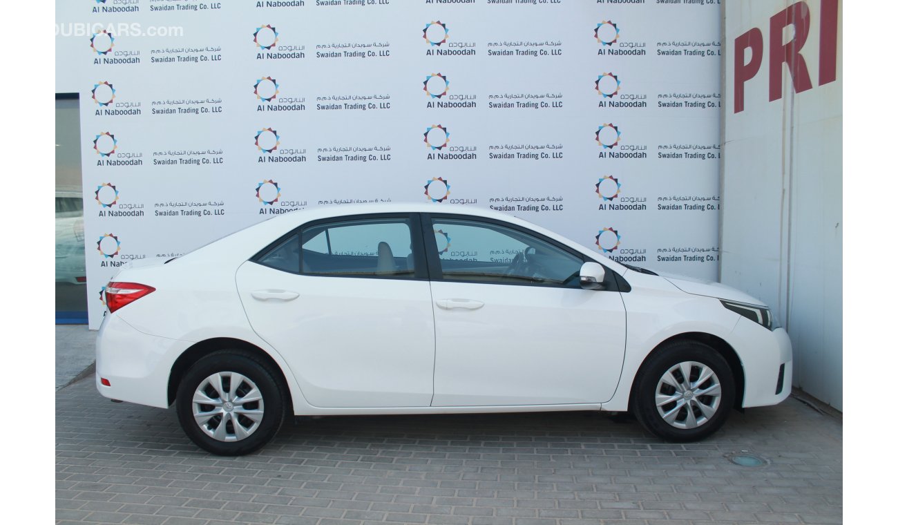 Toyota Corolla 1.6L SE 2016 GCC DEALER WARRANTY AND FREE INSURANCE