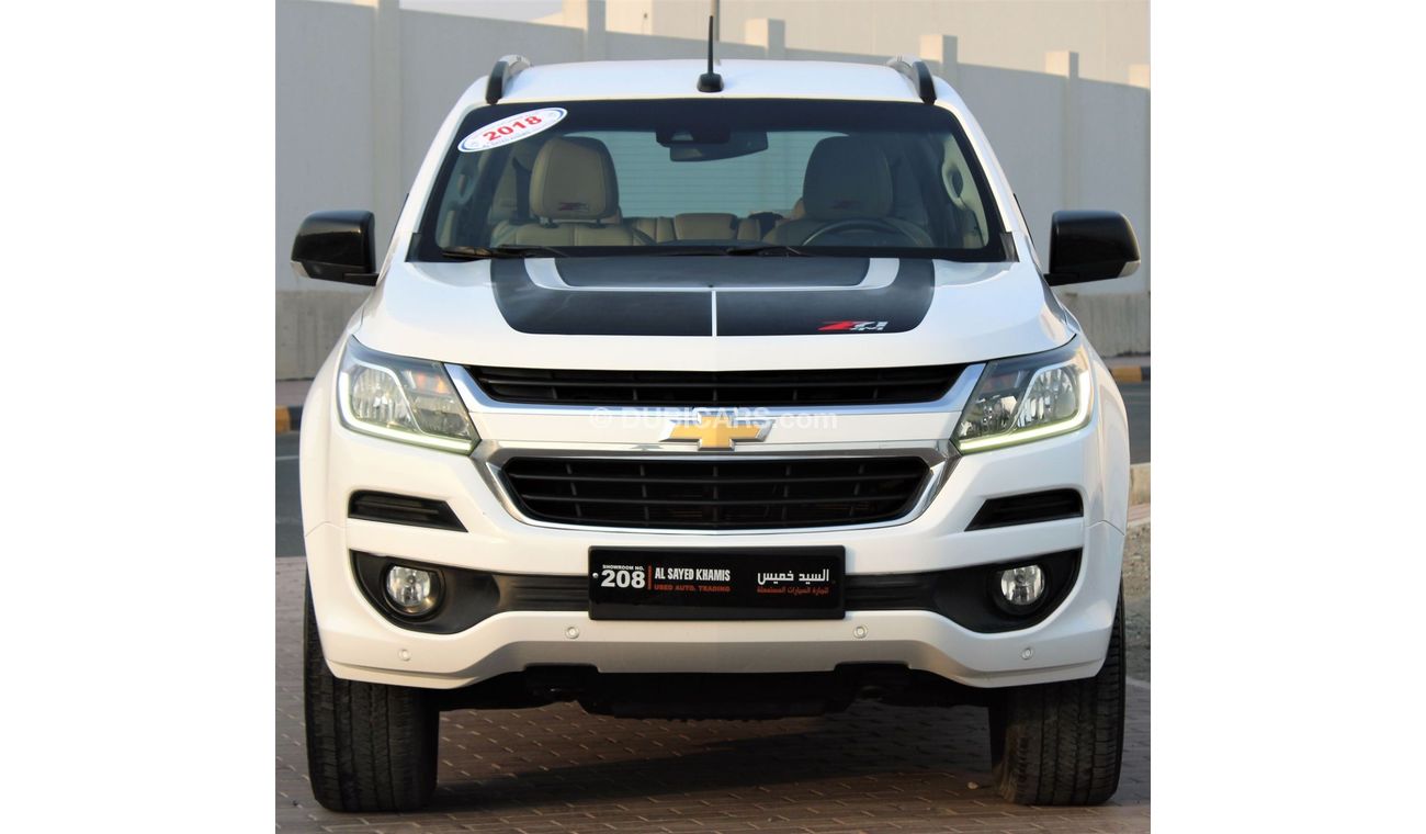 شيفروليه تريلبلازر شيفروليه تريل بليزر 2018 خليجي بحالة ممتازة بدون صبغ بدون حوادث نظيفه جدا من الداخل والخارج