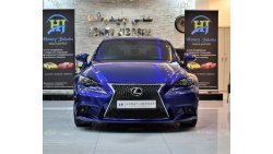 Lexus IS350 EXCELLENT DEAL for our Lexus IS 350 F-Sport 2016 Model!! in Blue Color! GCC Specs