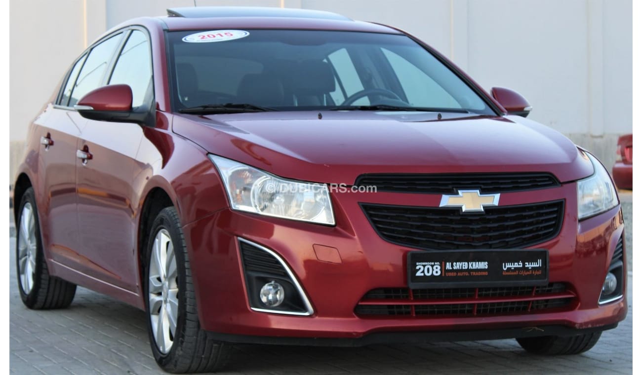 Chevrolet Cruze LT Chevrolet Cruze 2015 Full Option GCC Without Accident