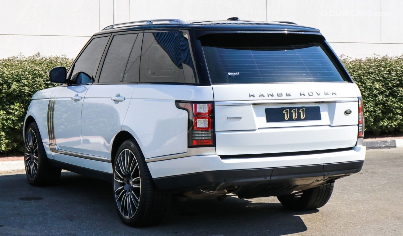 Land Rover Range Rover Vogue Supercharged LE / GCC Specifications