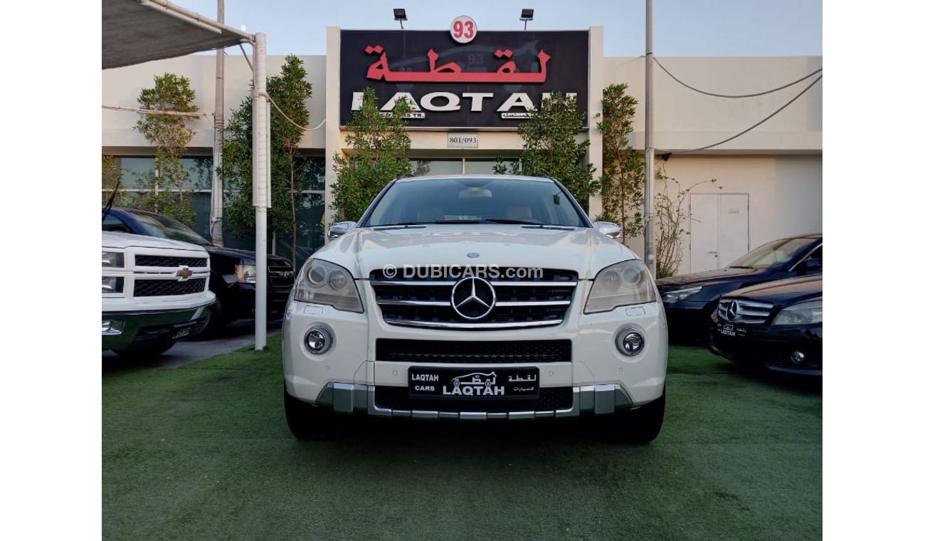 مرسيدس بنز ML 350 خليجي رقم واحد موديل 2009 لون ابيض فتحه جلد حساسات رنجات ومثبت سرعه وكاميرا خلفيه لاتحتاج الي مصاريف