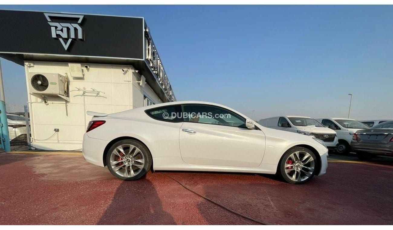 Hyundai Genesis HYUNDAI GENESIS COUPE, 2.0L, WHITE WITH BROWN LEATHER INTERIOR, MODEL 2014 FOR EXPORT