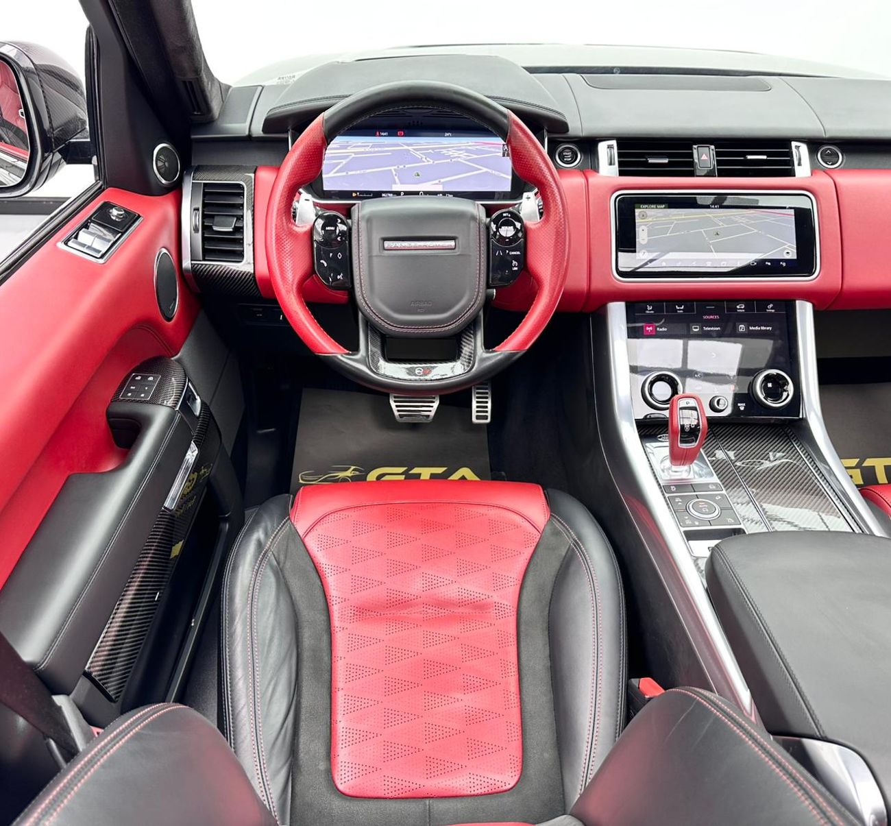 لاند روفر رينج روفر سبورت 2021 Range Rover Sport SVR, April/2026 Range Rover Warranty, Range Rover Full Service History, GCC