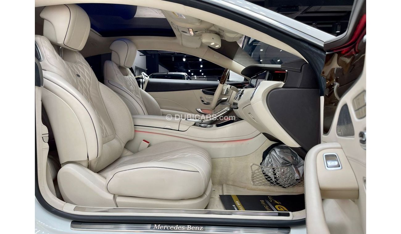 Mercedes-Benz S 500 Coupe 2016 Mercedes S500 4MATIC, Mercedes Service History, Warranty, GCC