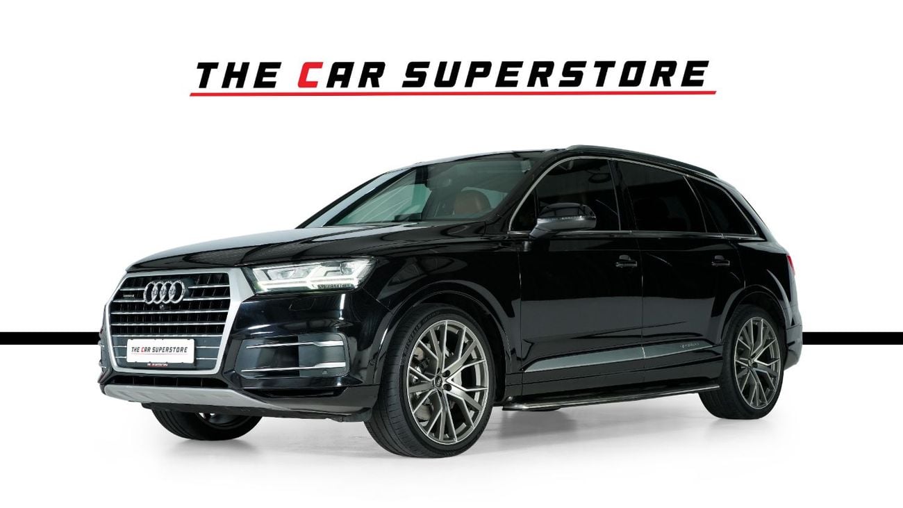 Audi Q7 55 TFSI GCC-7 Seats-Premium Leather Interior-22 Inch S Design Rims-Excellent Condition-Audi FSH