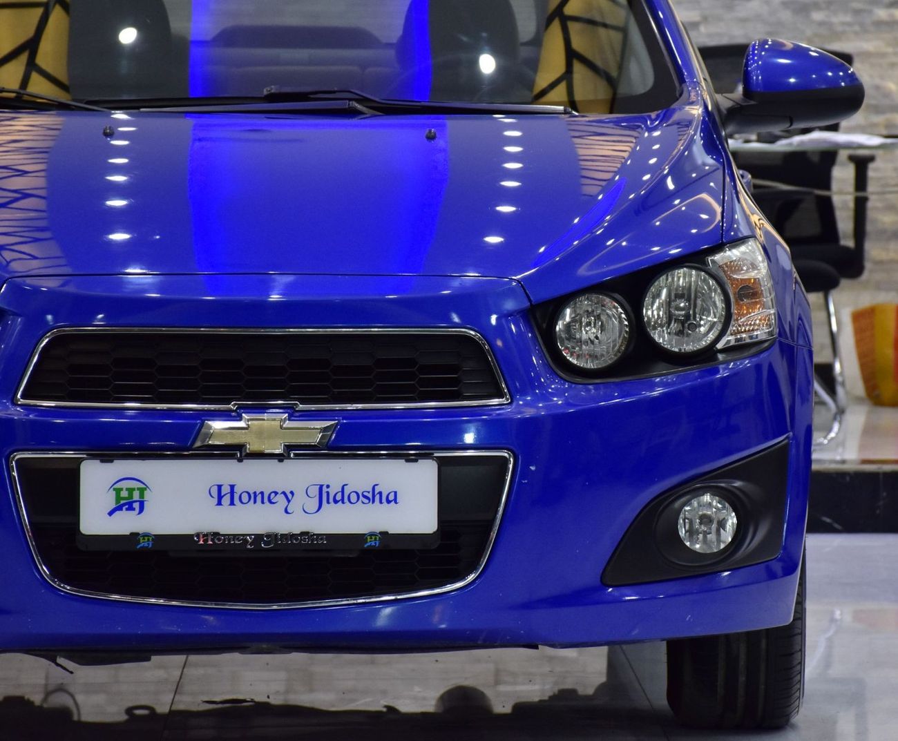 Chevrolet Sonic EXCELLENT DEAL for our Chevrolet Sonic ( 2012 Model ) in Blue Color GCC Specs